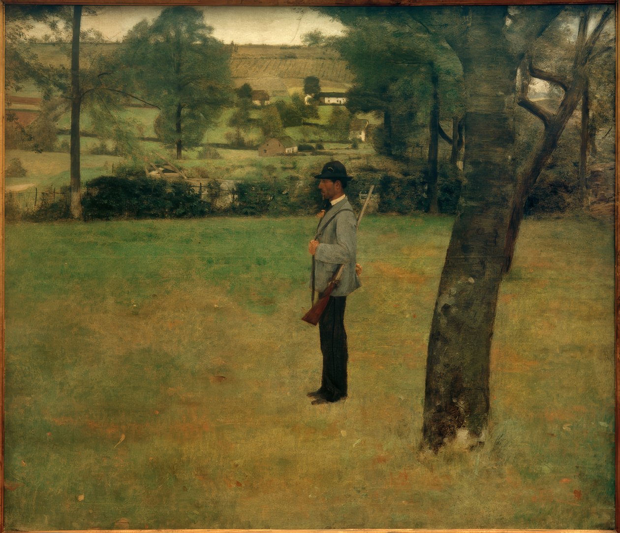 In Fosset. The Gamekeeper by Fernand Khnopff