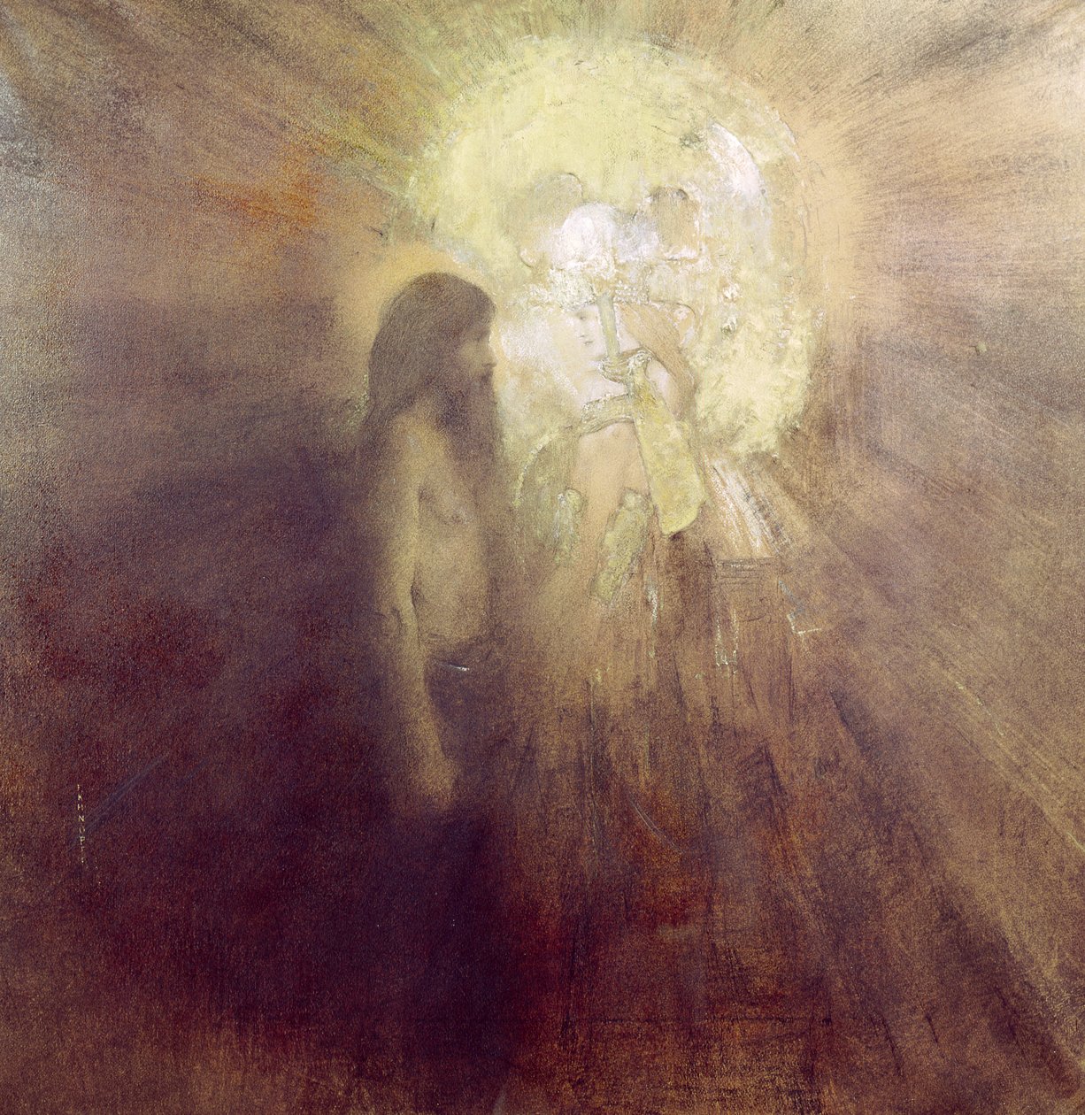 The Temptation of St. Anthony, 1883 by Fernand Khnopff