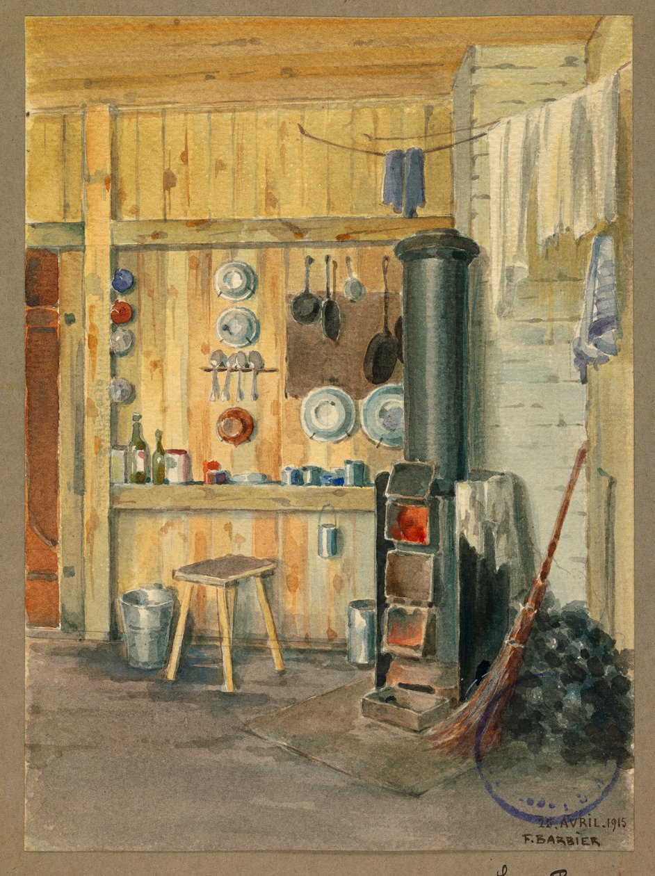 The Hut by Fernand Barbier