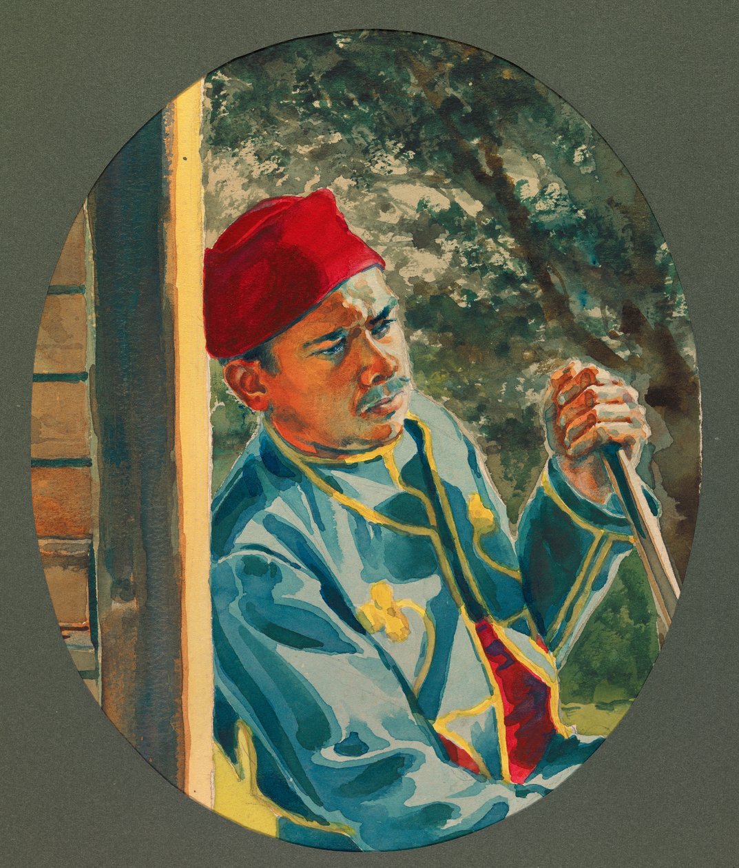 Pimero, Algerian Skirmisher, Gustrow by Fernand Barbier