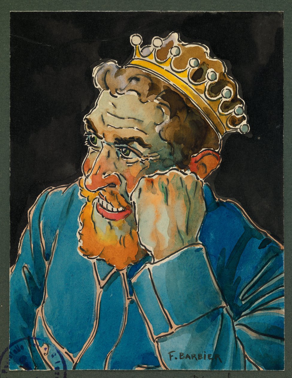 Portrait of Delatroche, Camp Cook, Gustrow by Fernand Barbier