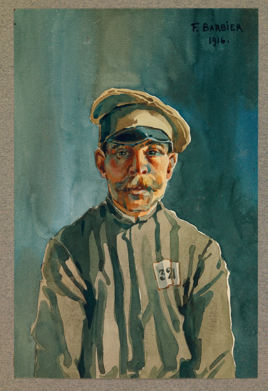 Russian Prisoner, Gustrow by Fernand Barbier