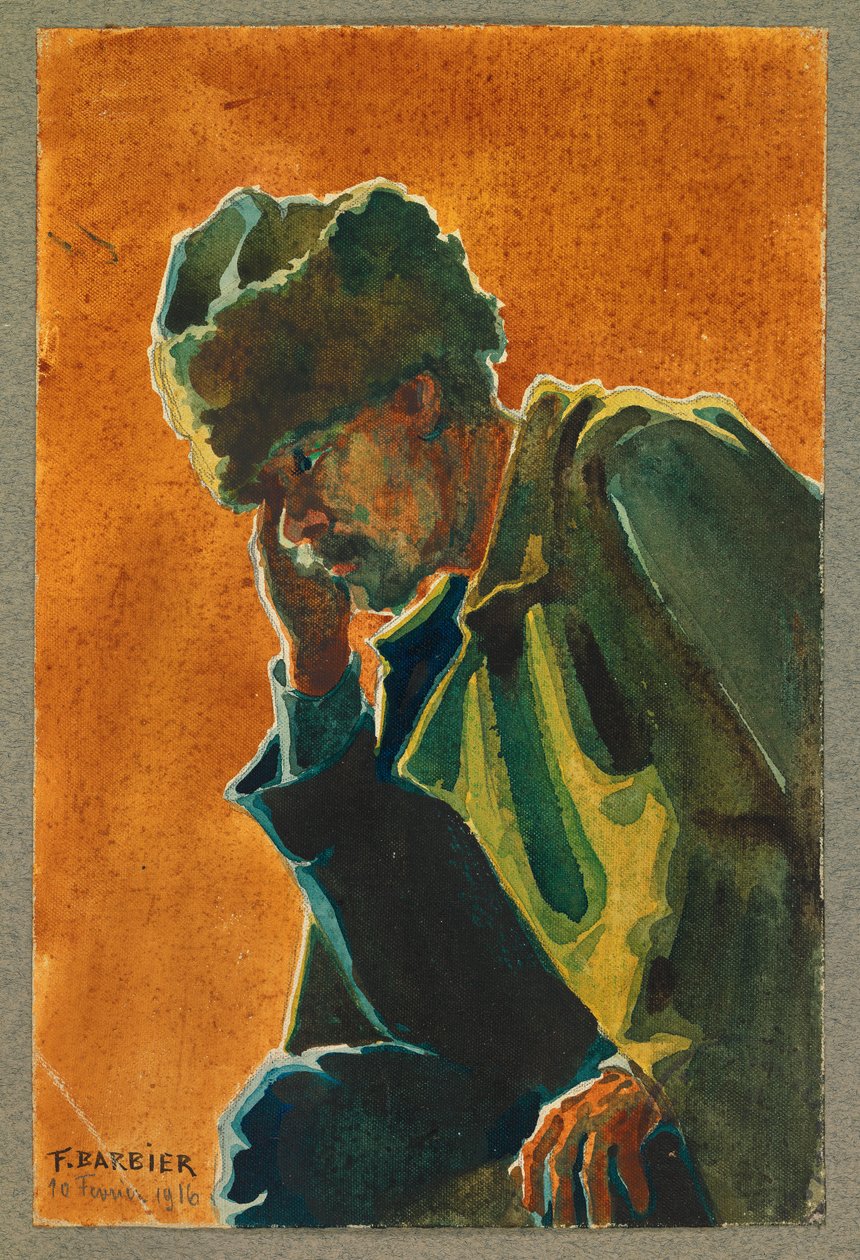 Russian Prisoner, Gustrow by Fernand Barbier