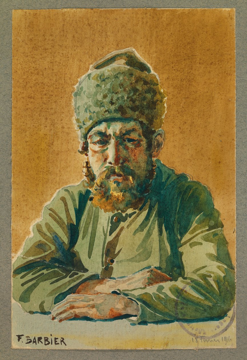 Russian Prisoner, Gustrow by Fernand Barbier