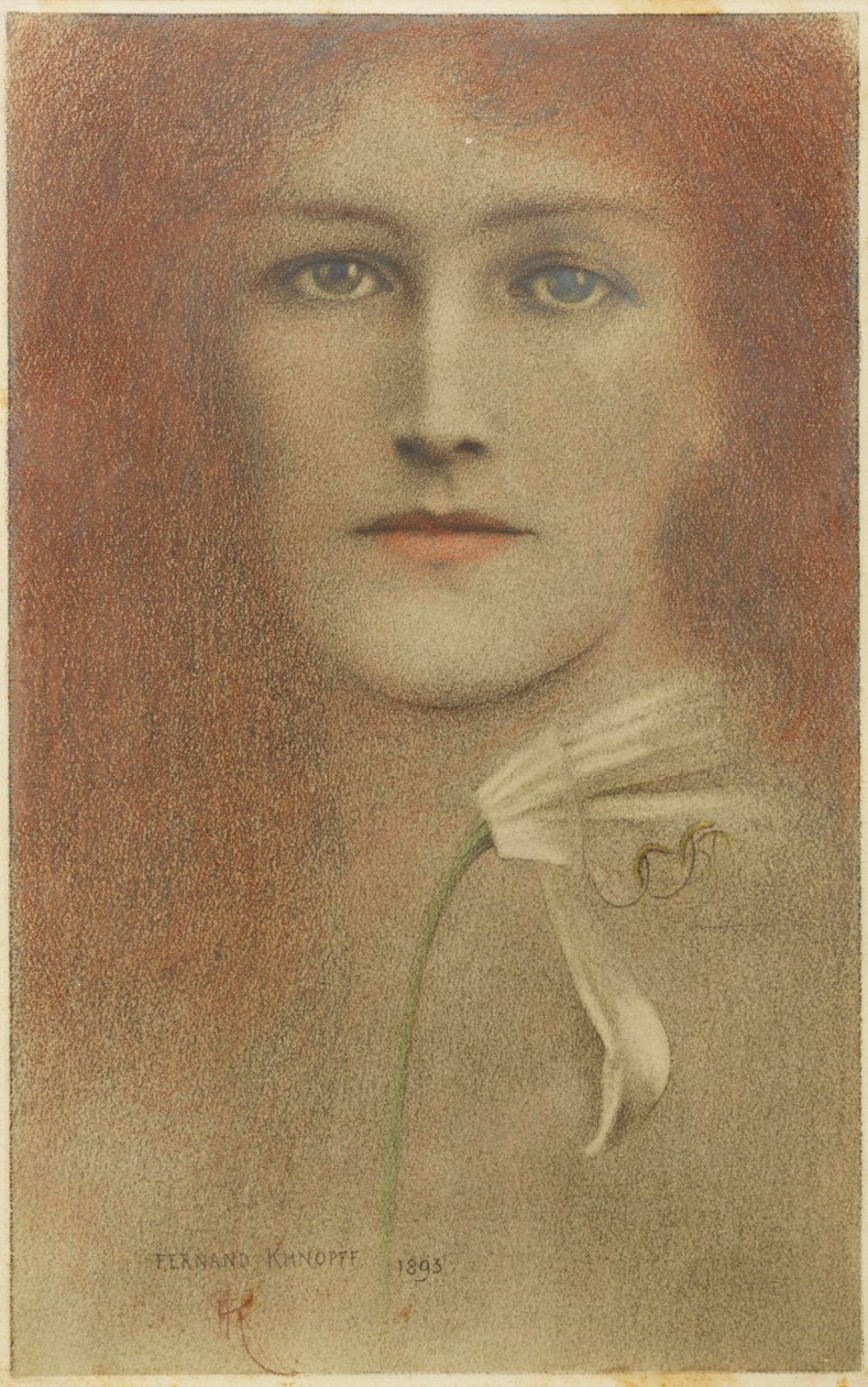 Diffidence, 1893 by Fernand Khnopff