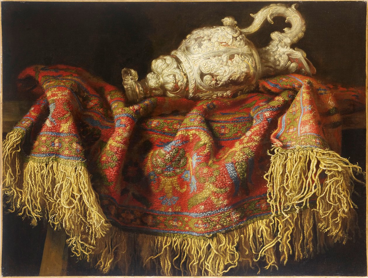 Still Life with a Carpet, c. 1640 by Fieravino