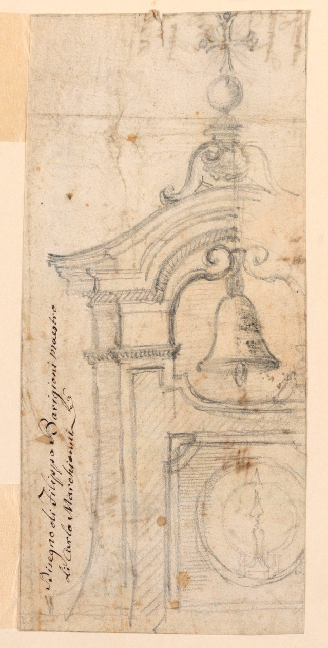 Project for a Bell Tower by Filippo Barigioni