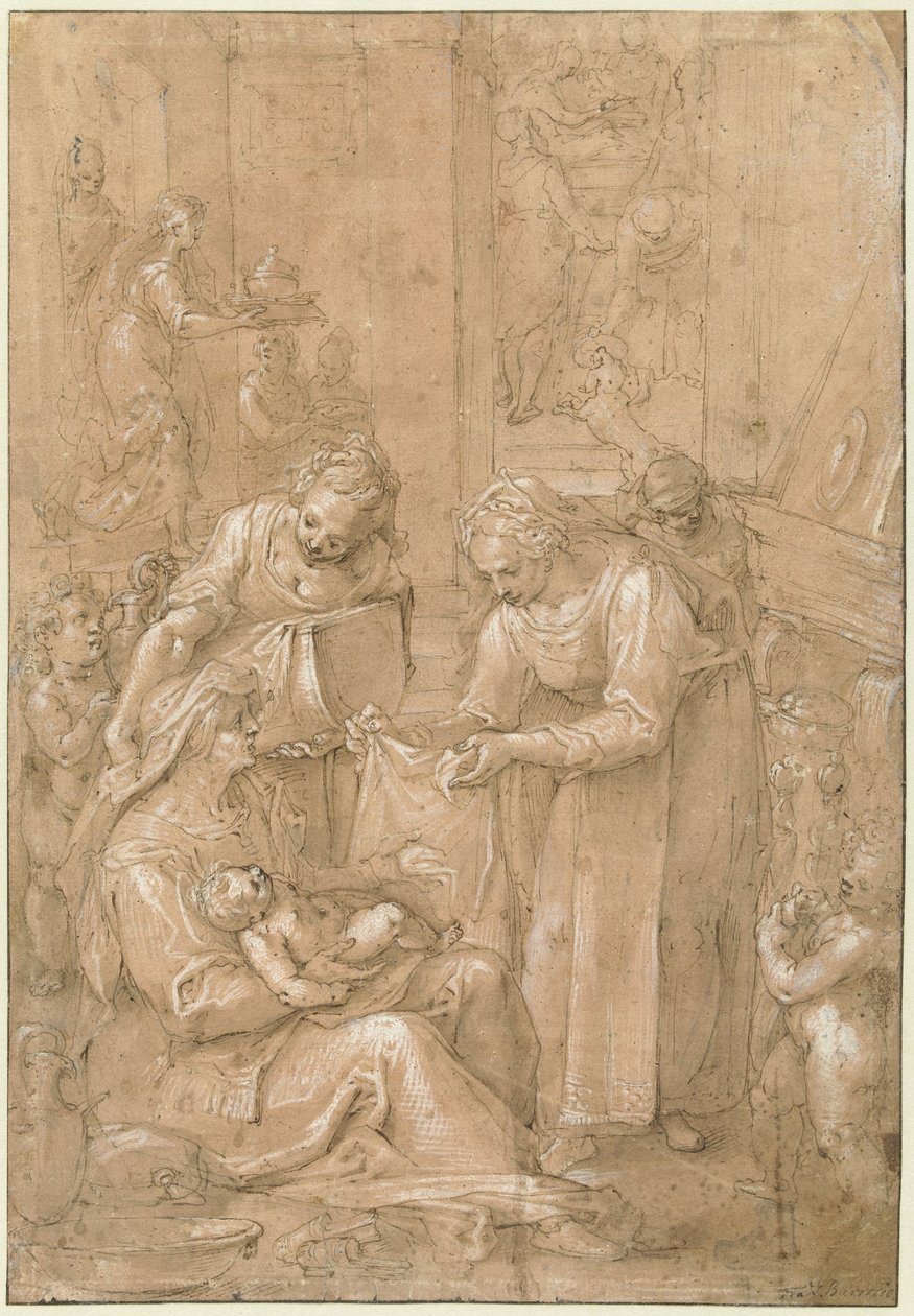 Birth of the Virgin by Filippo Bellini