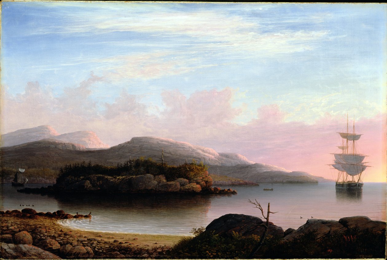 Off Mount Desert Island by Fitz Henry Lane