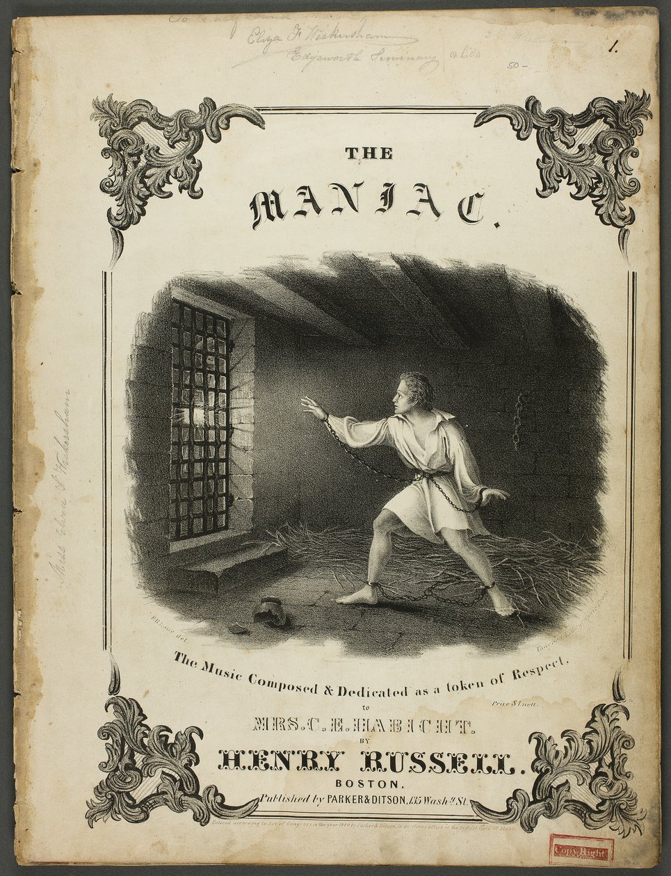 The Maniac by Fitz Henry Lane