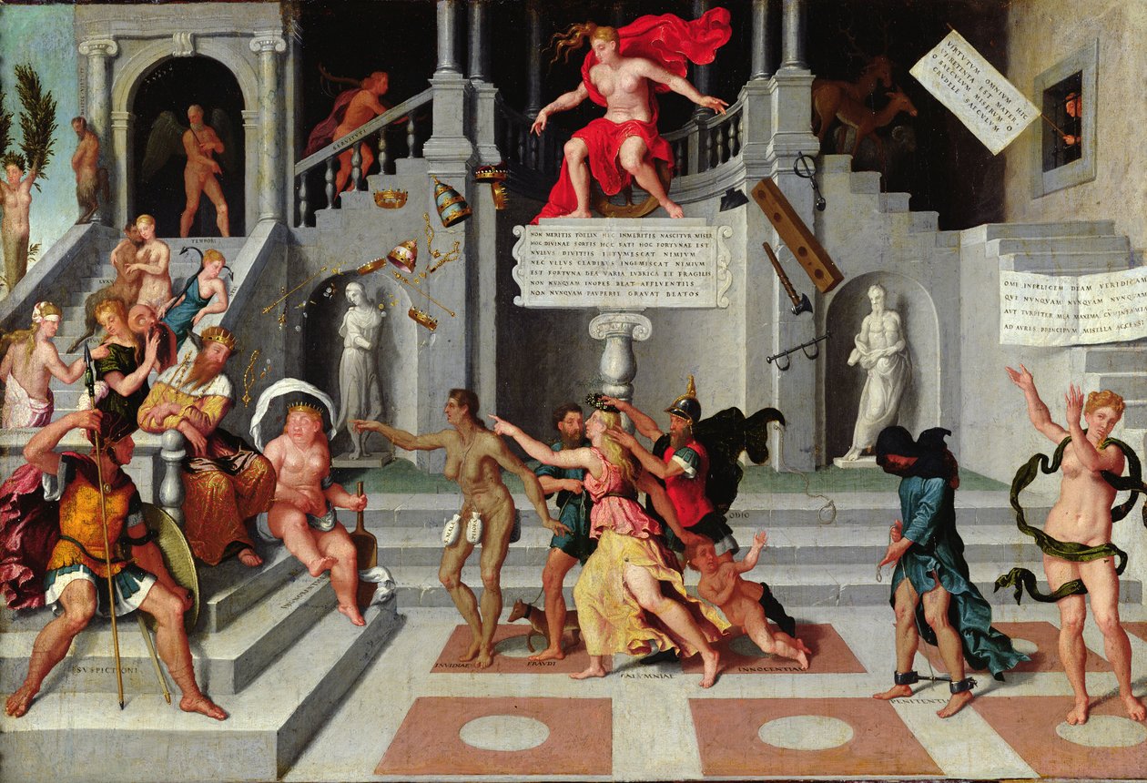 Allegory of Fortune and the Vices by Flemish School