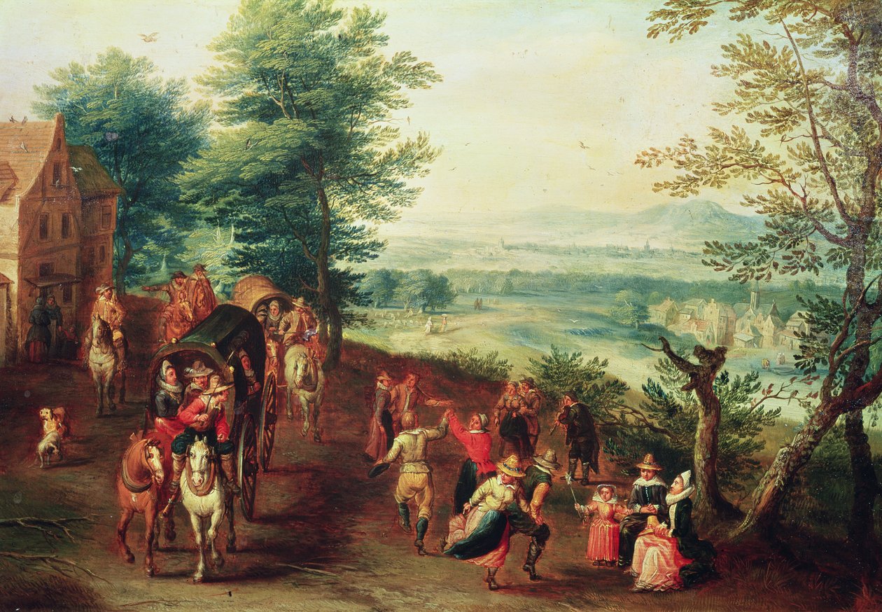 Country Dance by Flemish School