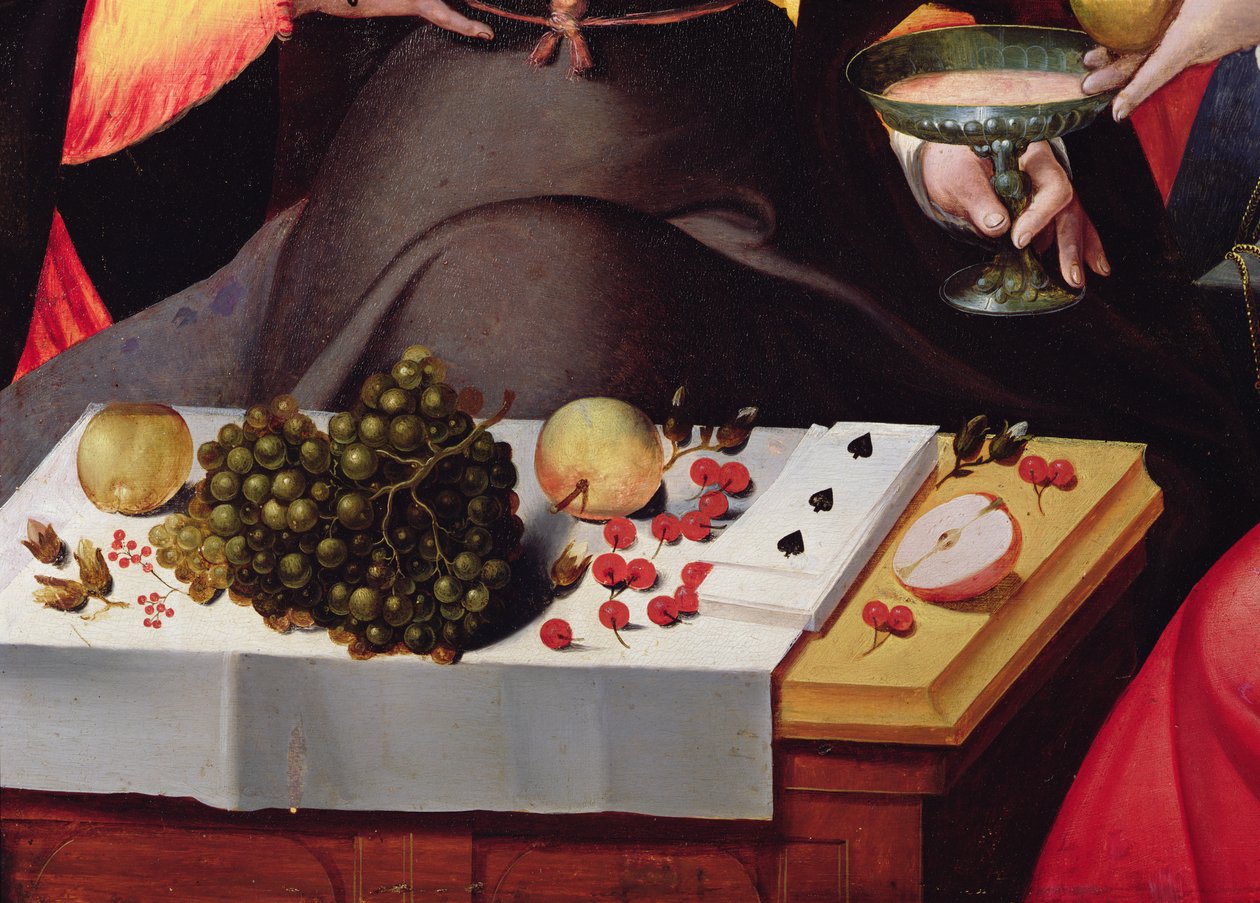 Scene Galante at the Gates of Paris (detail) by Flemish School