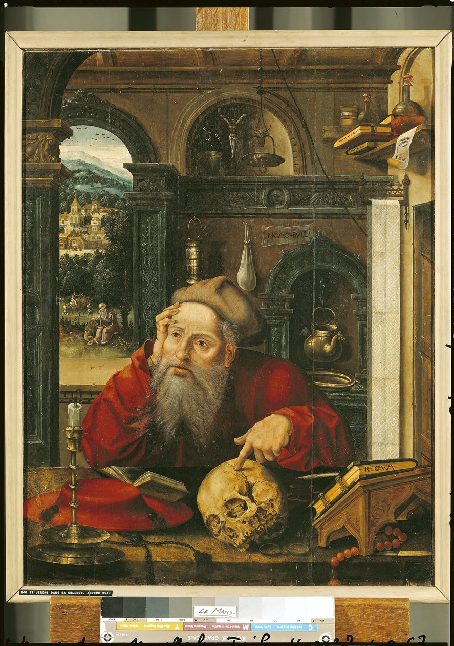 St. Jerome in His Study by Flemish School