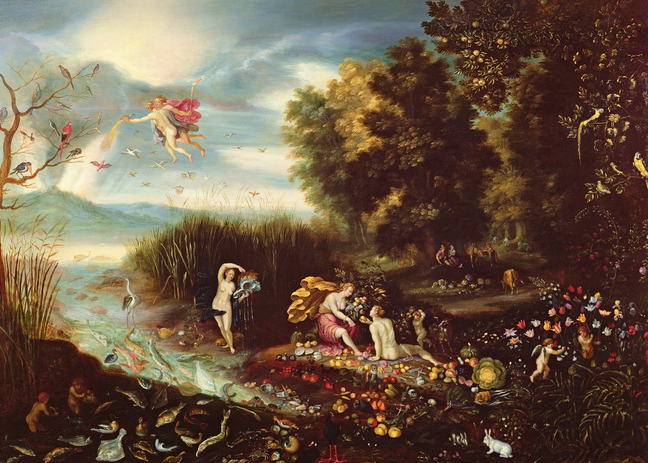 The Four Elements by Flemish School