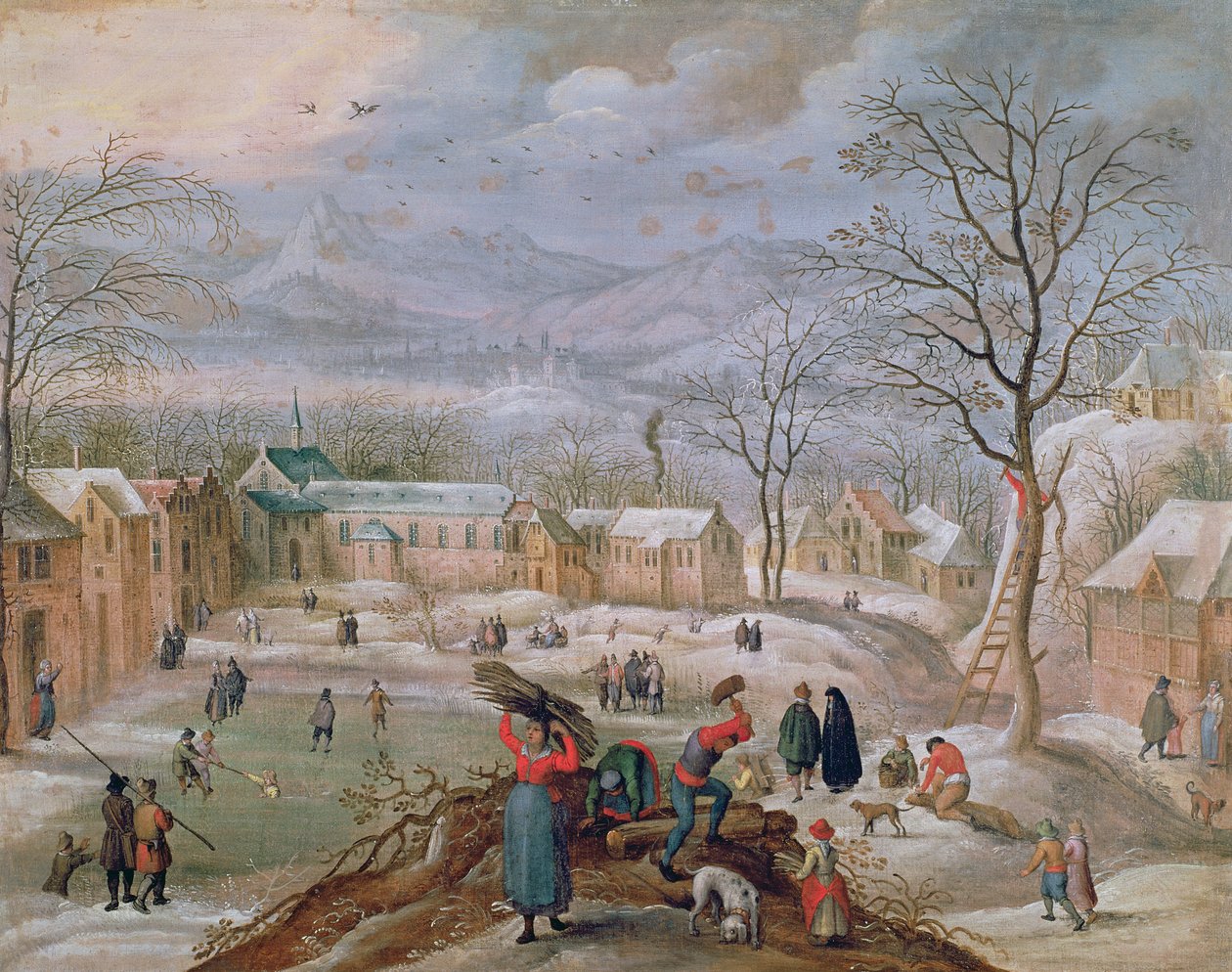 Winter by Flemish School