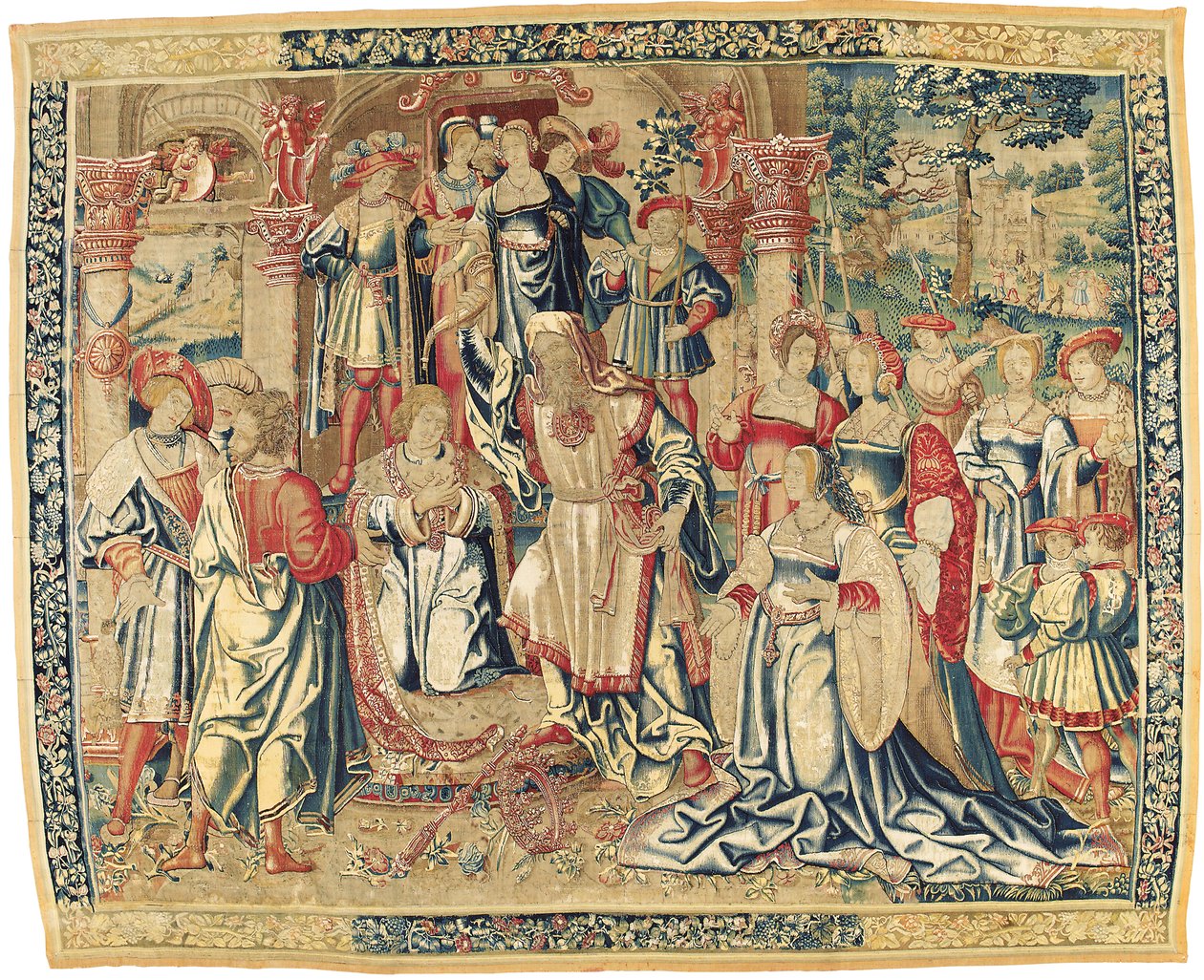 Franco-Flemish Biblical Tapestry by Flemish School