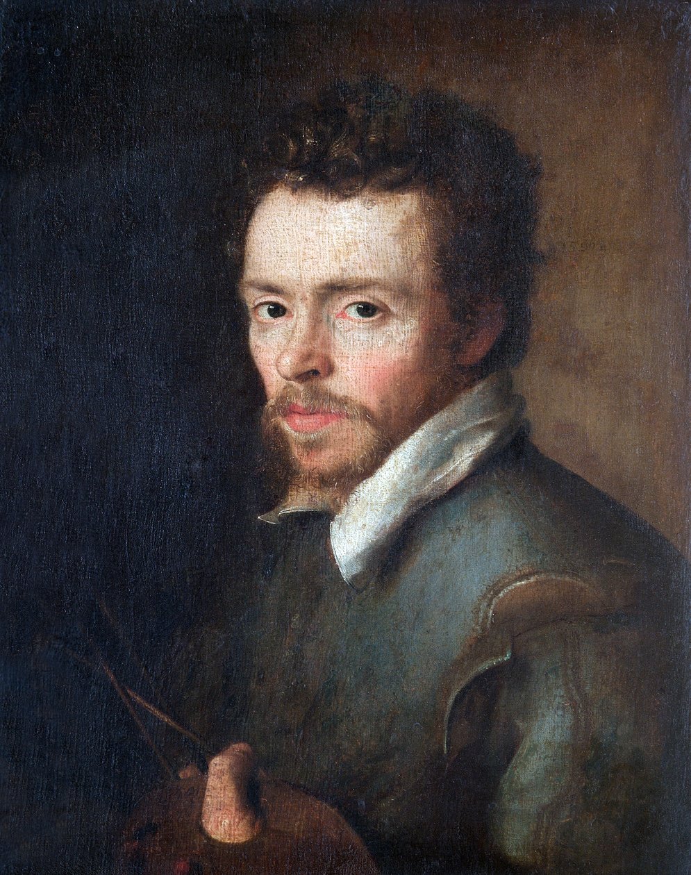 Self-Portrait Of An Unknown Painter by Flemish School