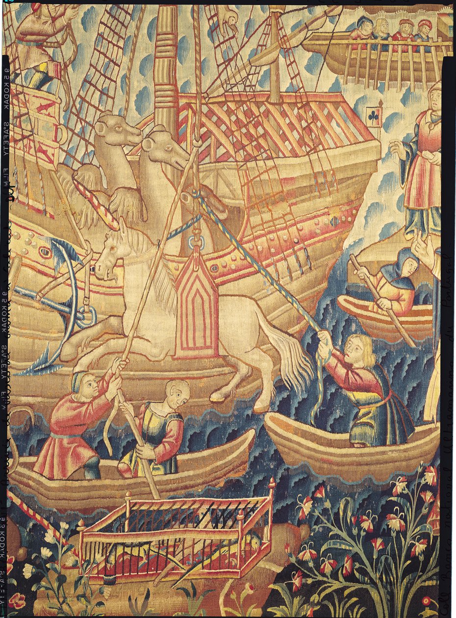 The Arrival of Vasco de Gama by Flemish School