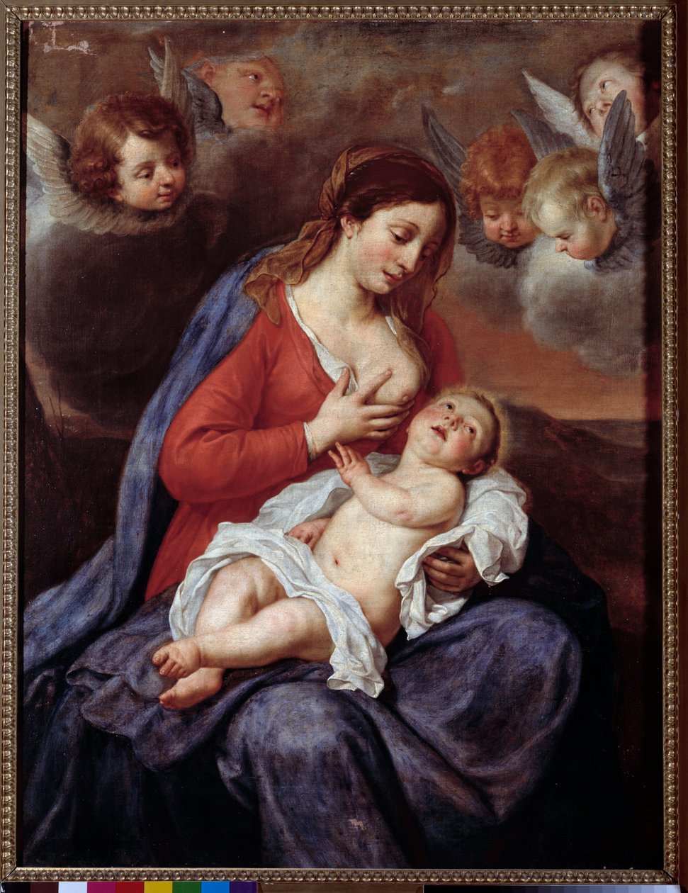 Virgin with Child by Flemish School