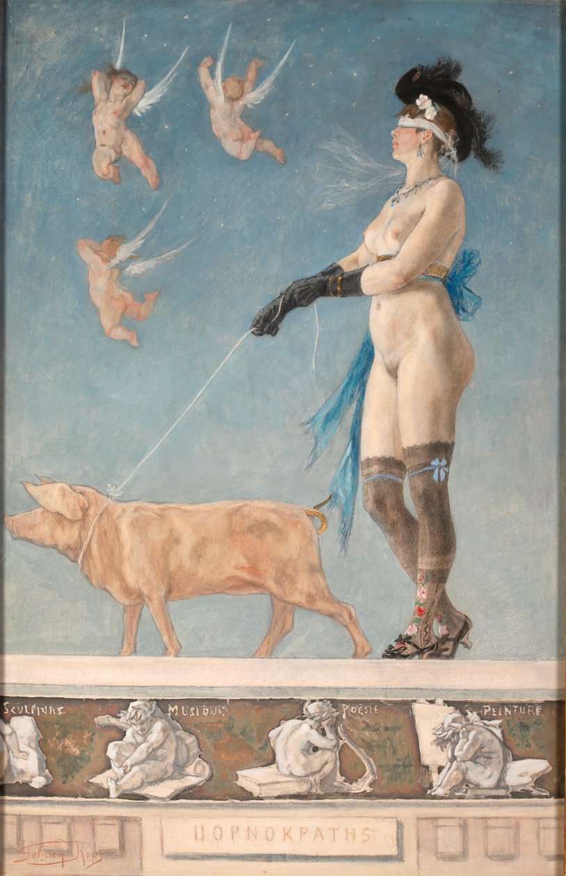 Pornocrates by Félicien Rops