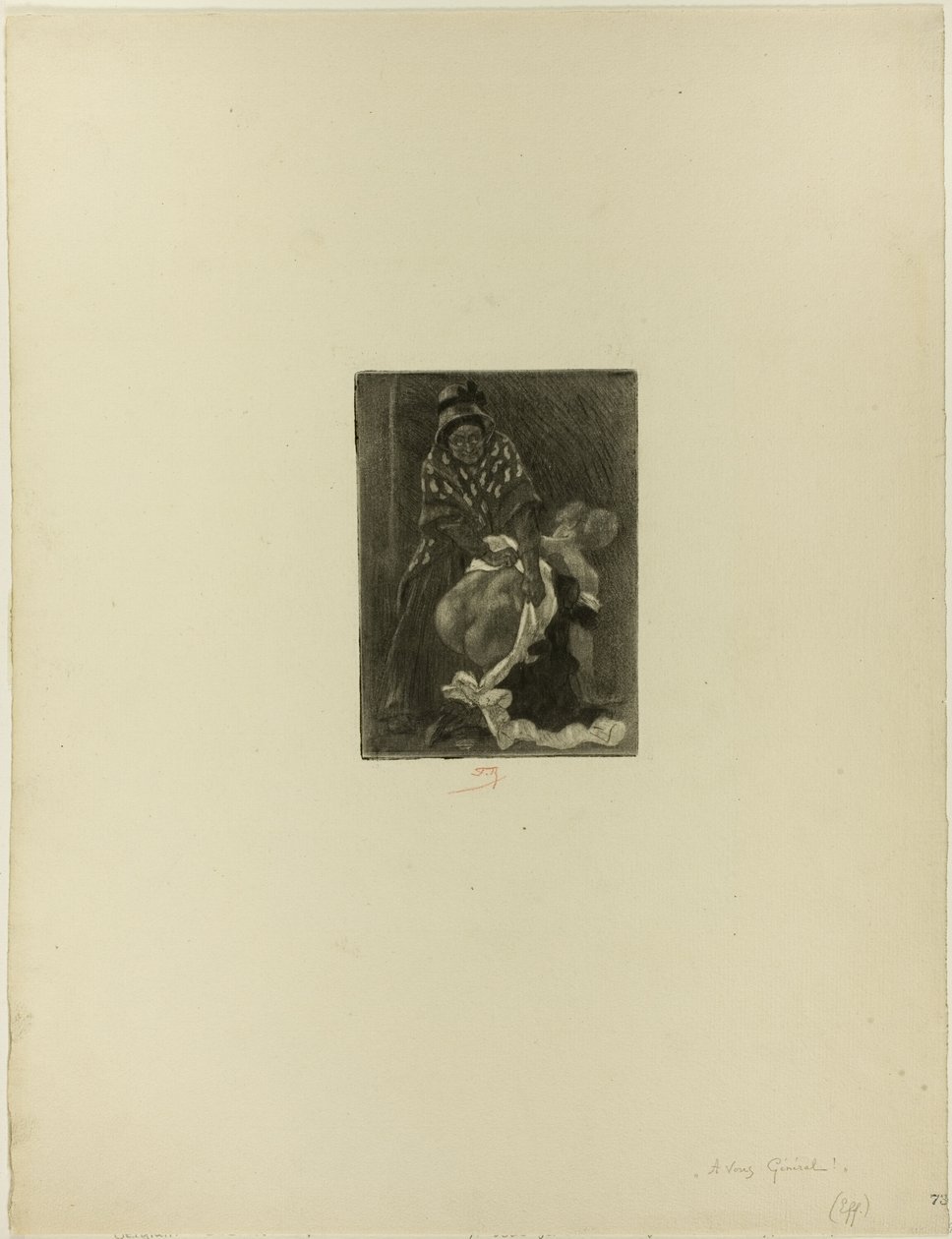 For You General! by Félicien Rops