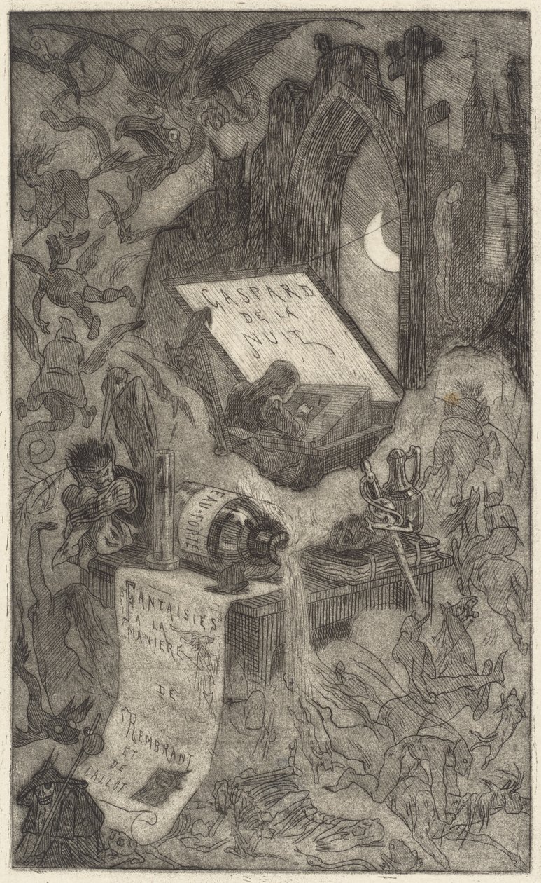 Gaspard de la Nuit by Félicien Rops