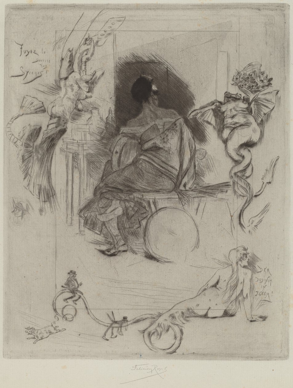 The Last Maja by Félicien Rops