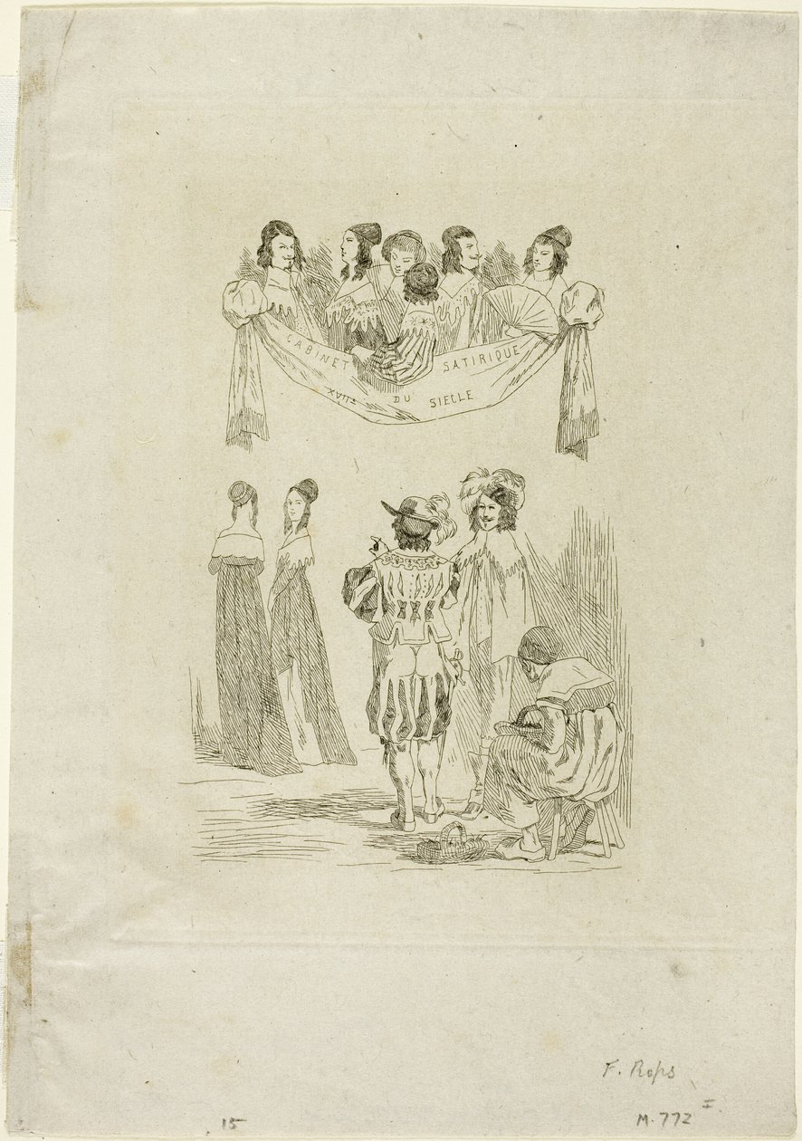 The Satirical Cabinet by Félicien Rops