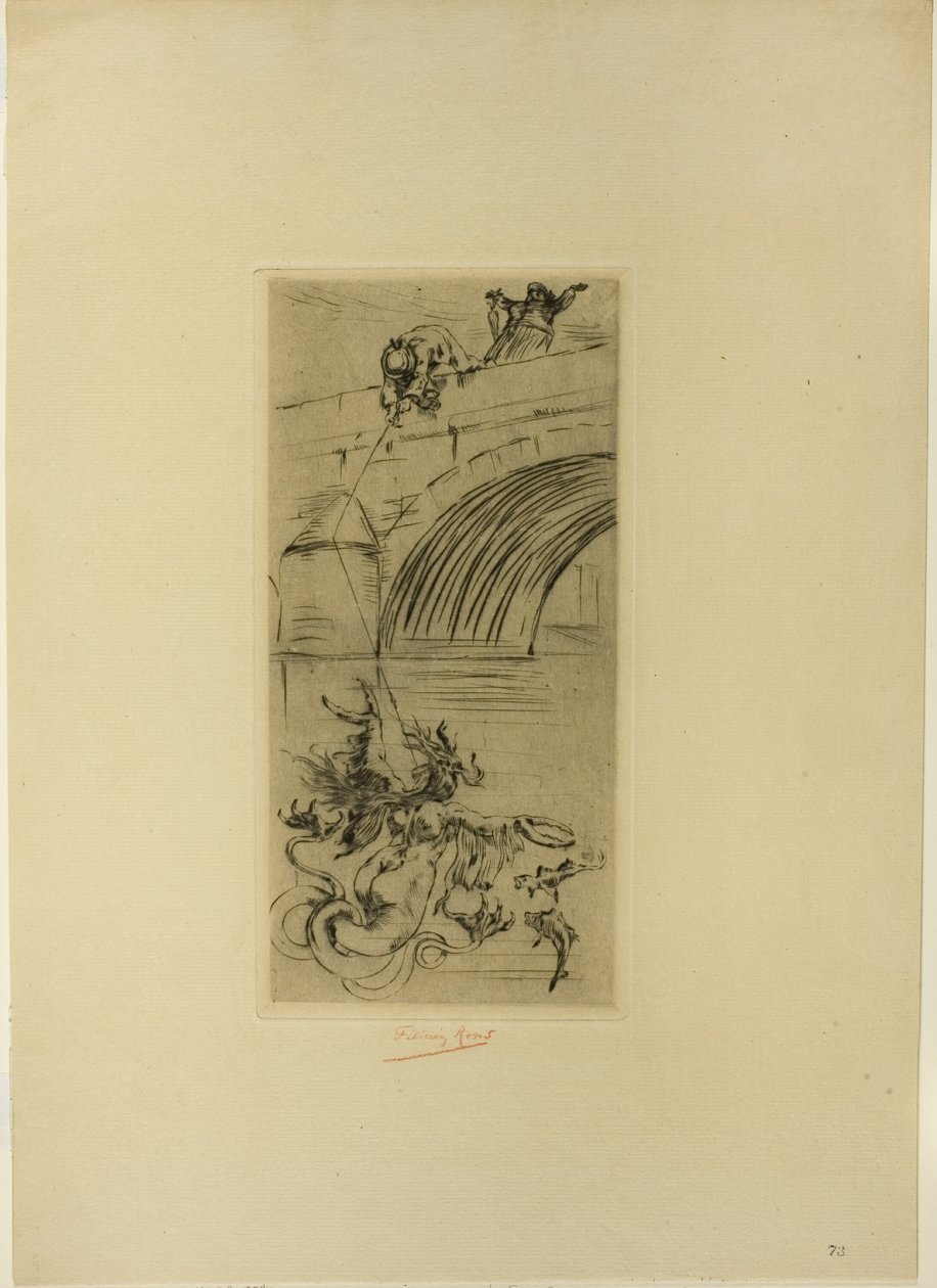 The Siren by Félicien Rops