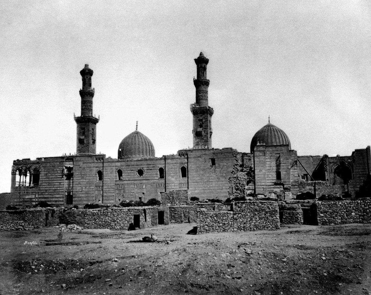 Sultan Barquq Mosque, Cairo, Egypt by Félix Bonfils