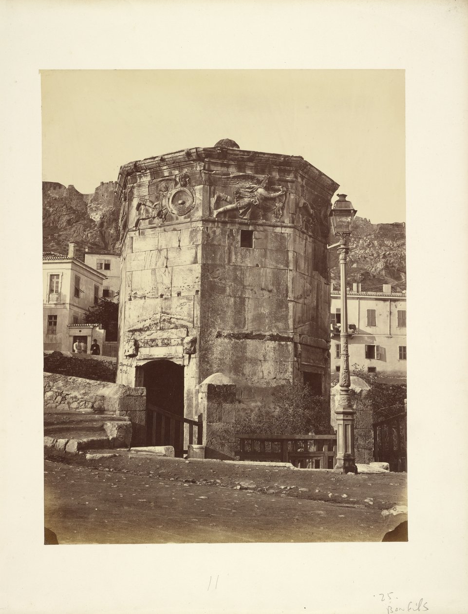 Tower of the Winds, Athens by Félix Bonfils