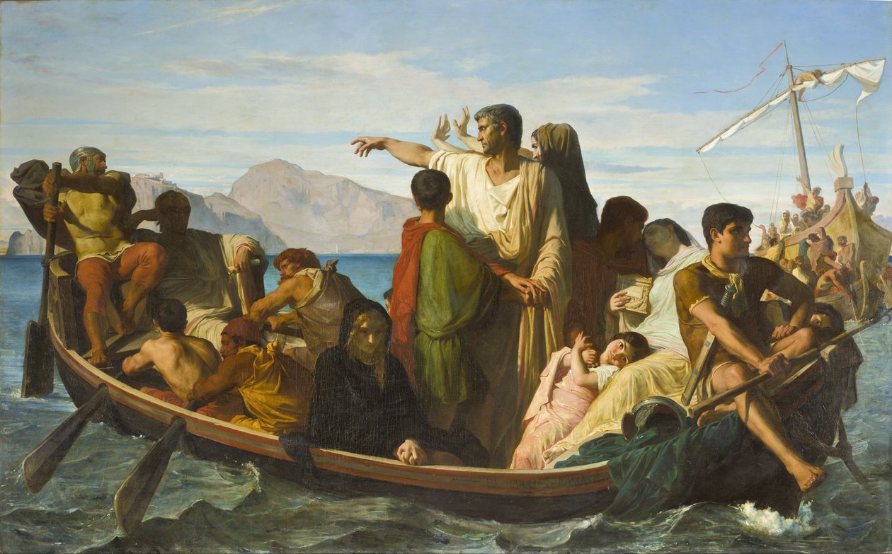 The Exiles of Tiberius by Félix Joseph Barrias