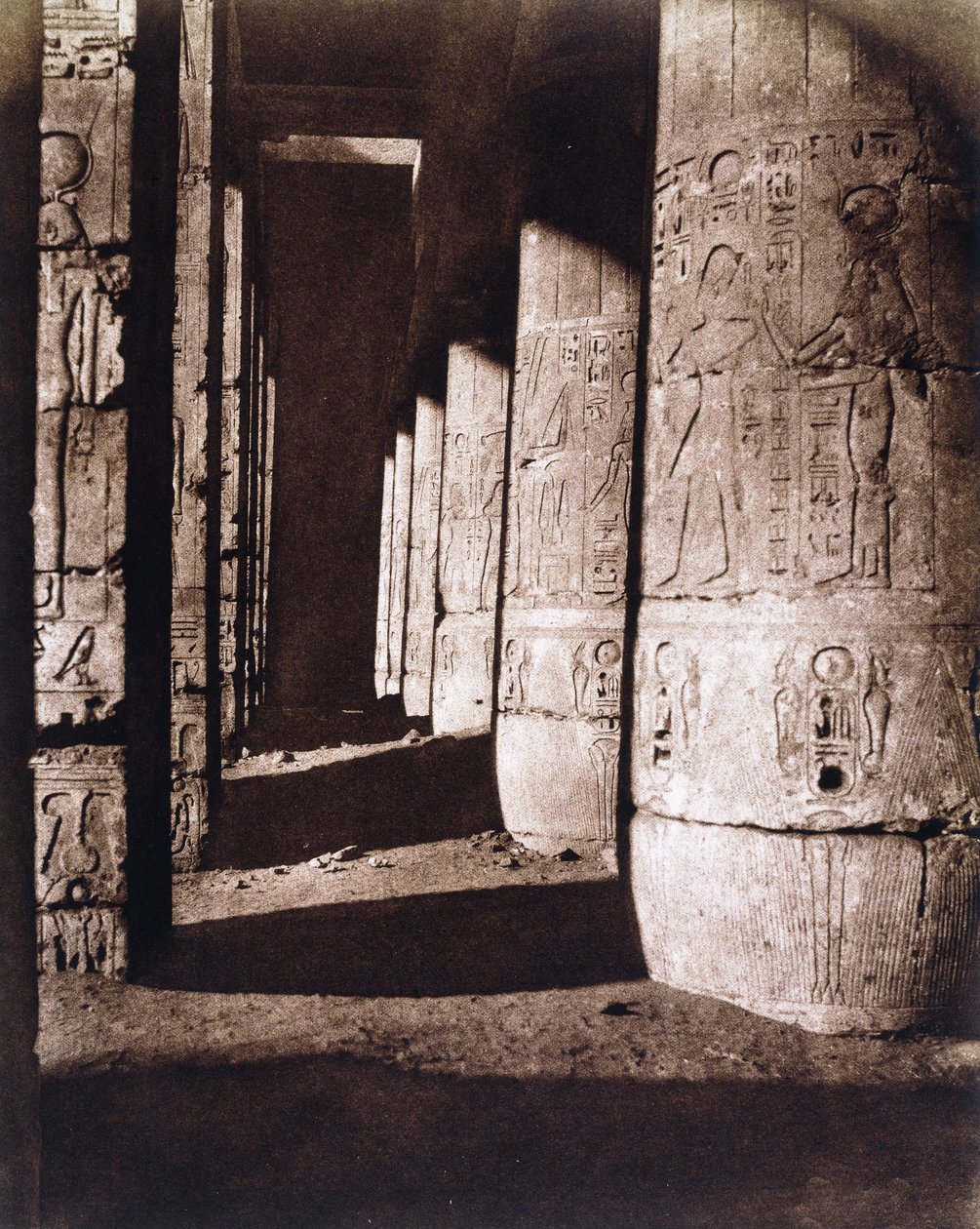 Medinet-Abou by Félix Teynard