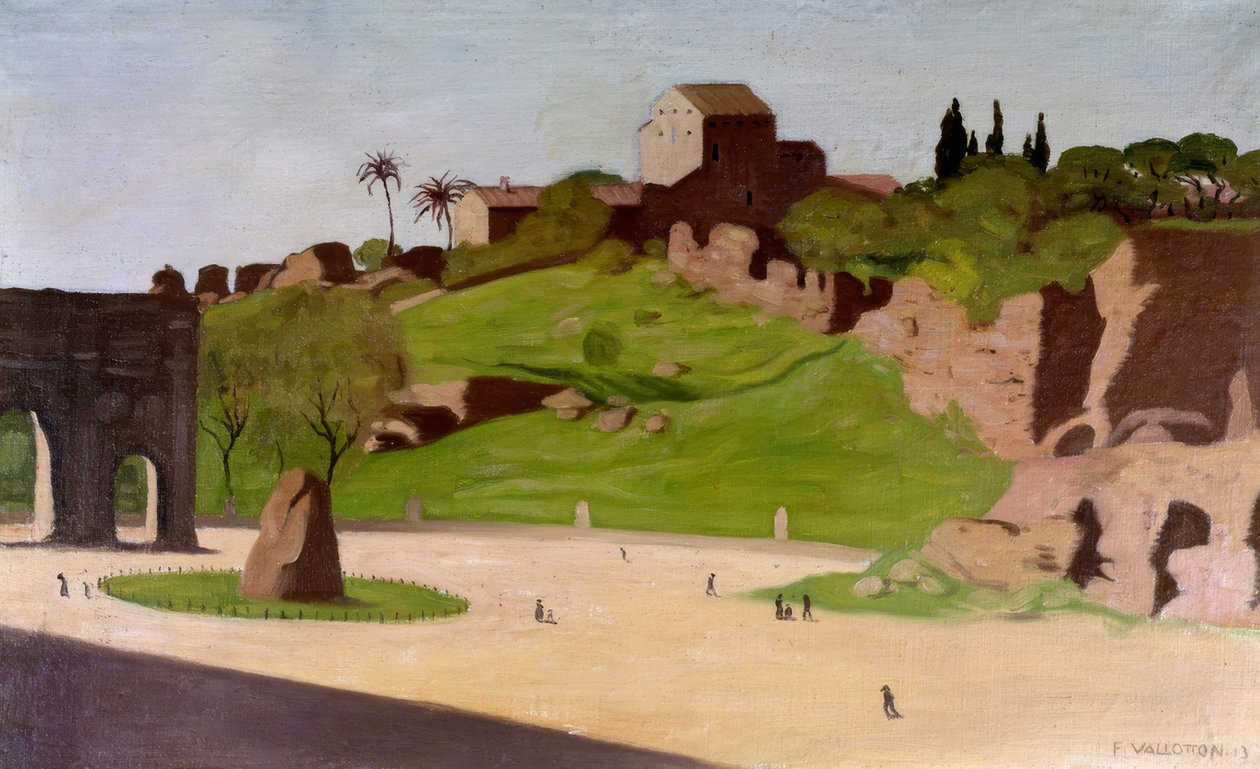Roman Forum by Félix Vallotton
