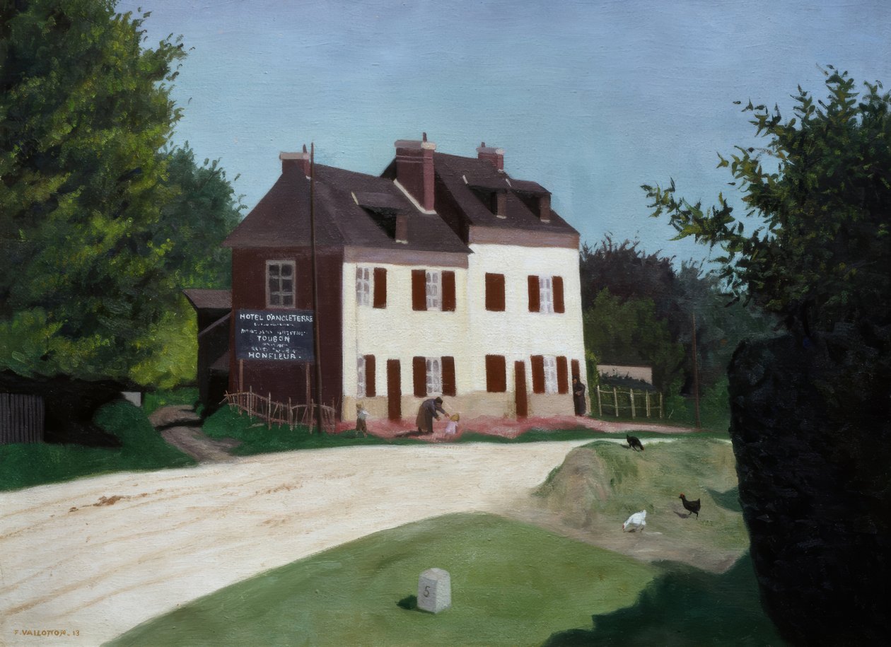 Hotel of England in Honfleur by Félix Vallotton