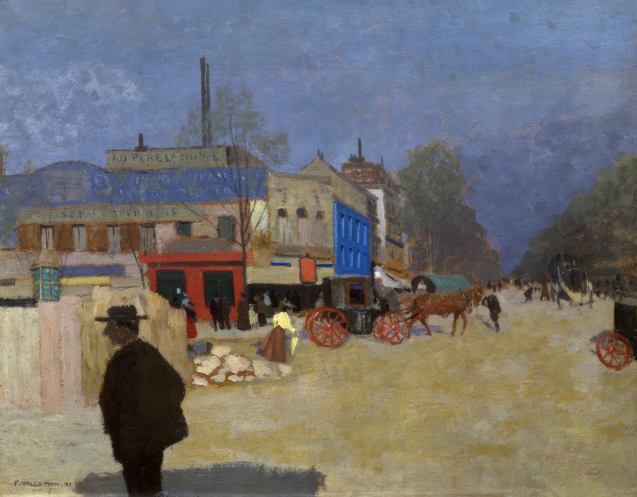 Place Clichy by Félix Vallotton