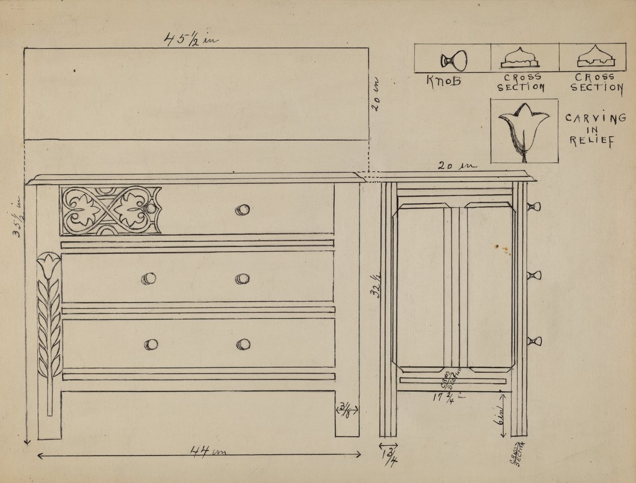 Chest of Drawers by Florence Neal