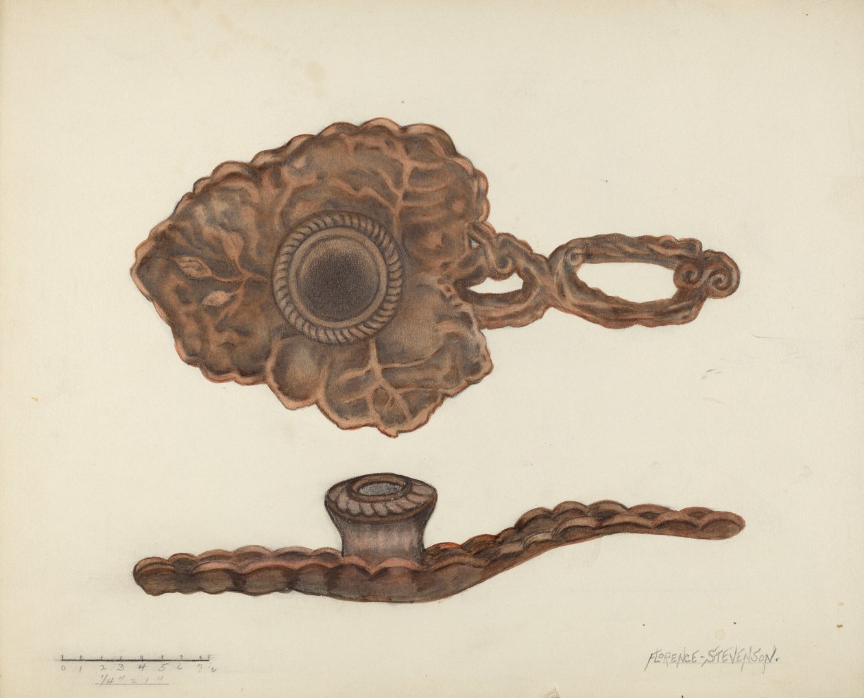 Candle Socket by Florence Stevenson