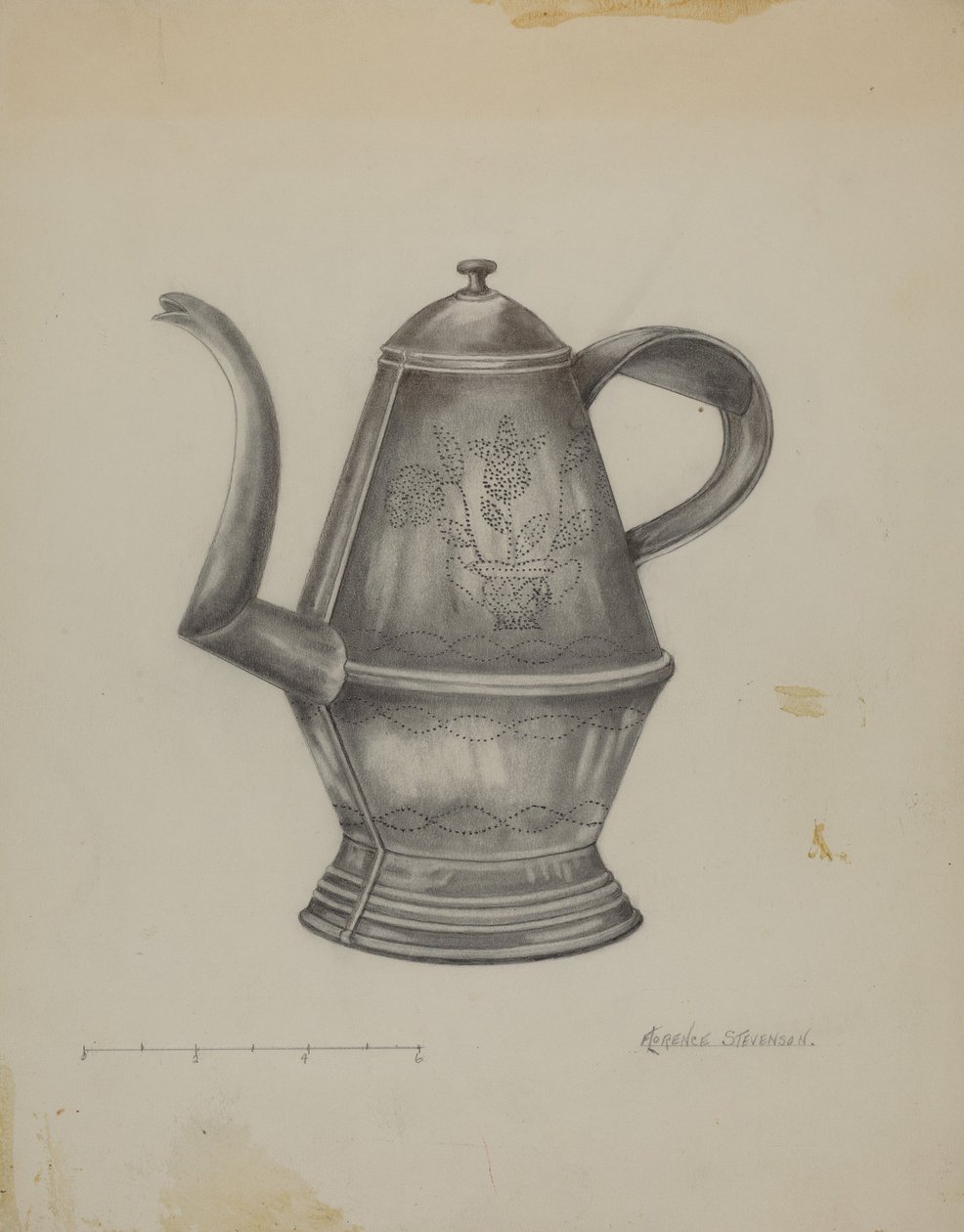 Pa. German Coffee Pot by Florence Stevenson