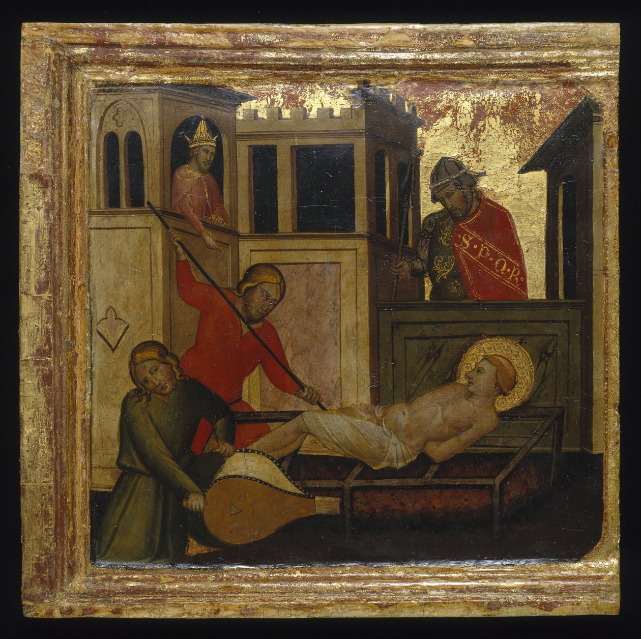 The Martyrdom of Saint Lawrence by Florentine Lorenzo di Niccolò