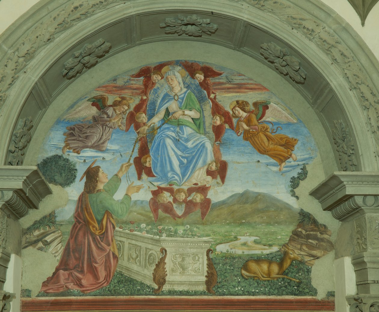 Assumption of the Virgin Mary by Florentine School