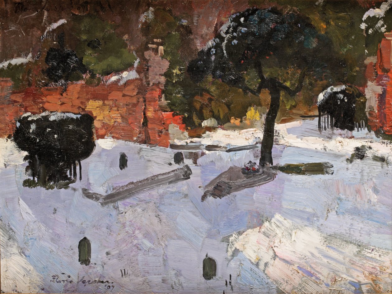 Cemetery at Warmond by Floris Verster