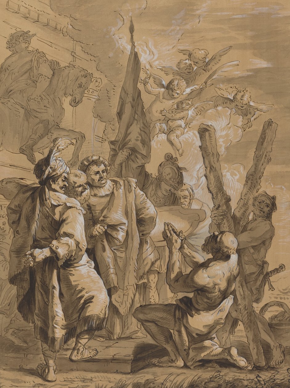 Martyrdom of Saint Andrew by Follower of Francesco Fontebasso
