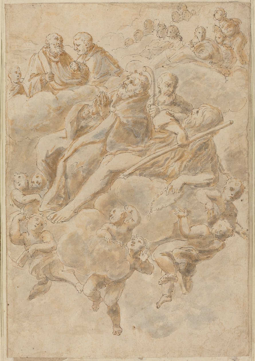 Ecstasy of a Saint by Follower of Giovanni Lanfranco