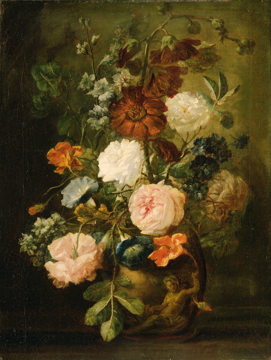 Vase of Flowers by Follower of Jan van Huysum