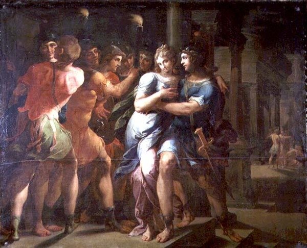 The Abduction of Chariclo by Fontainebleau School