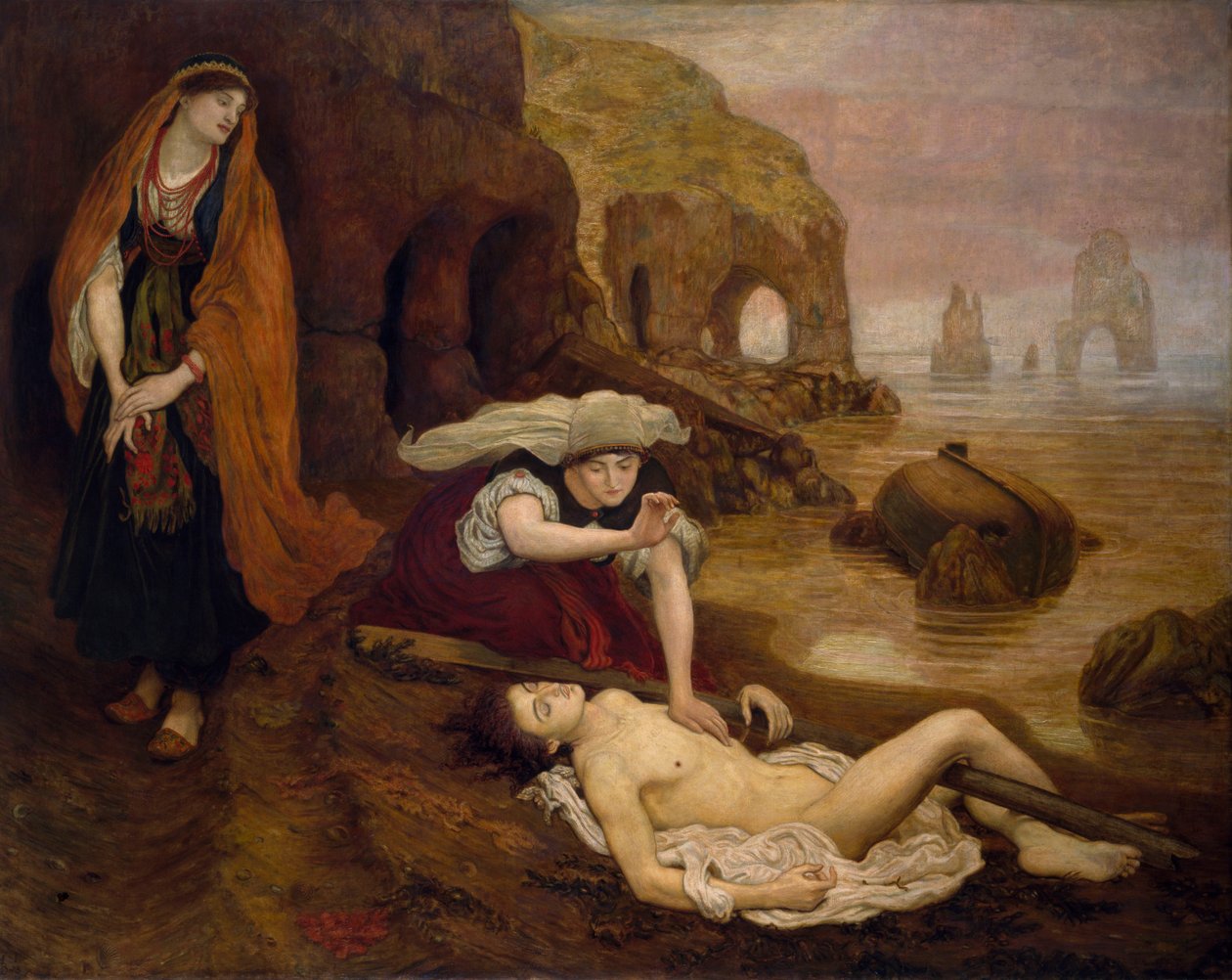 Finding of Don Juan by Haidee by Ford Madox Brown