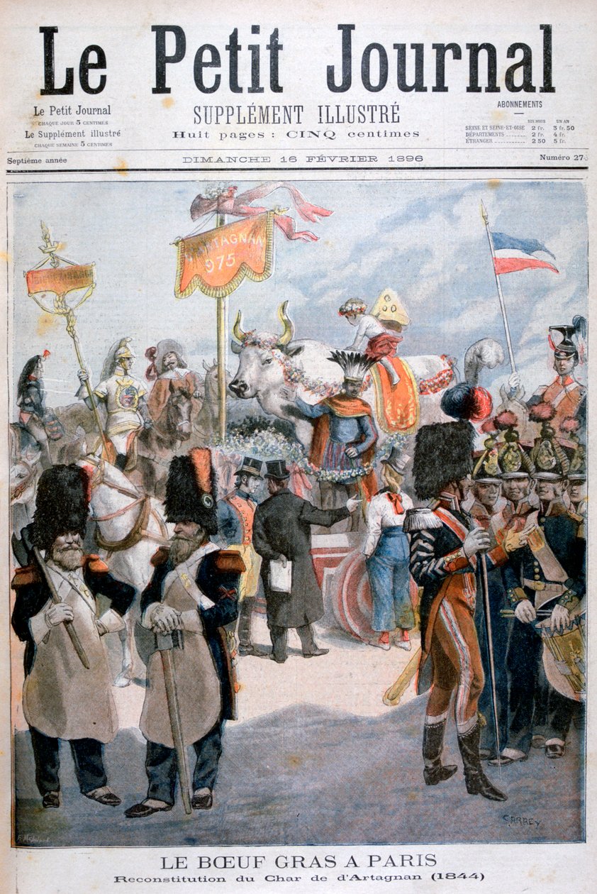 Fatted Ox Celebrations in Paris, 1896 by Fortuné Méaulle