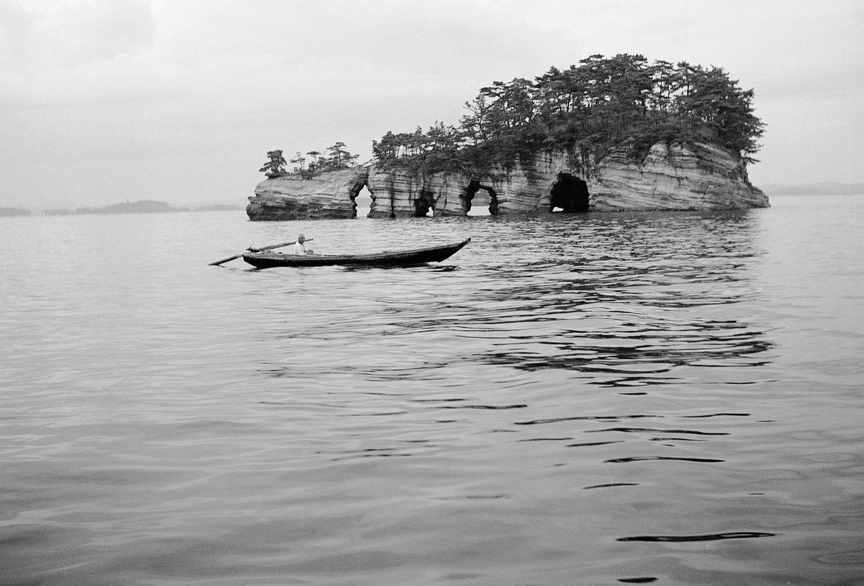 Between the Islands of Matsushima near Sendai by Fosco Maraini